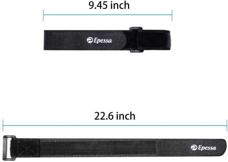 Epessa Bike Rack Strap Bike Wheel Stabilizer Straps  Bike Strap with Stonger Gel Grip  Adjustable Bike Rack Wheel Strap  Bike Tie Down Straps Bike Car Rack Accessories(4XBlack) - Image 5